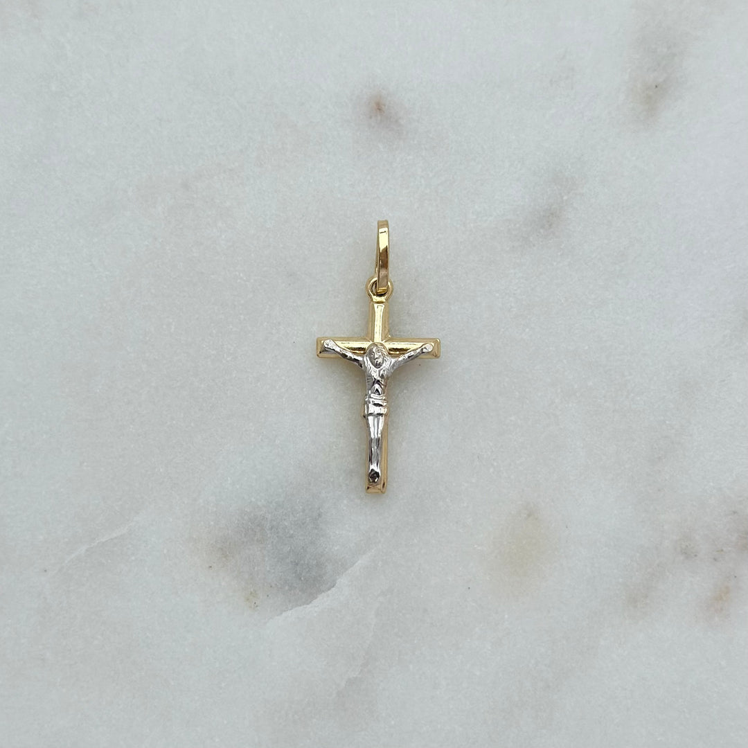 Anhänger GESÙ 18 kt Gold - 12 x 19 mm
