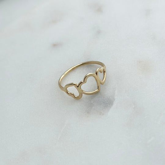 Ring AMORE II 18 kt Gold - poliert
