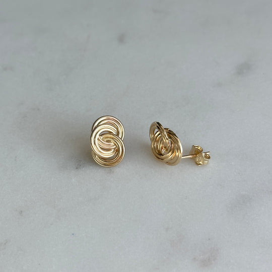 Ohrstecker BELLA 18 kt Gold - 9x13mm