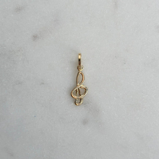 Anhänger CHIAVE 18kt Gold - 15x8mm