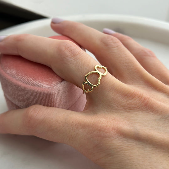 Ring AMORE II 18 kt Gold - poliert