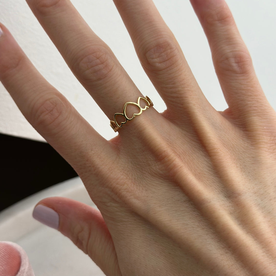 Ring AMORE 18 kt Gold - poliert