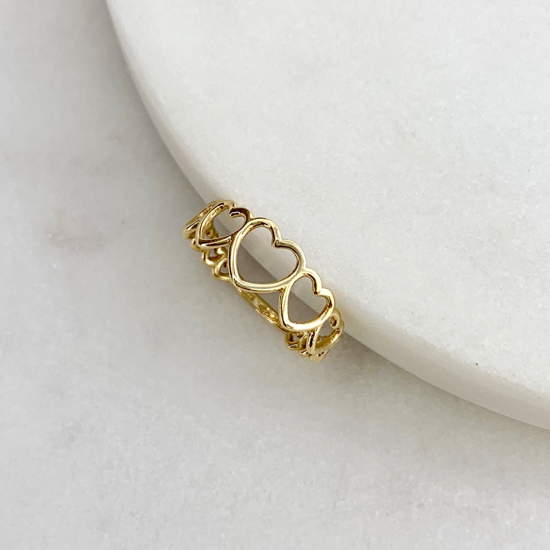 Ring AMORE 18 kt Gold poliert